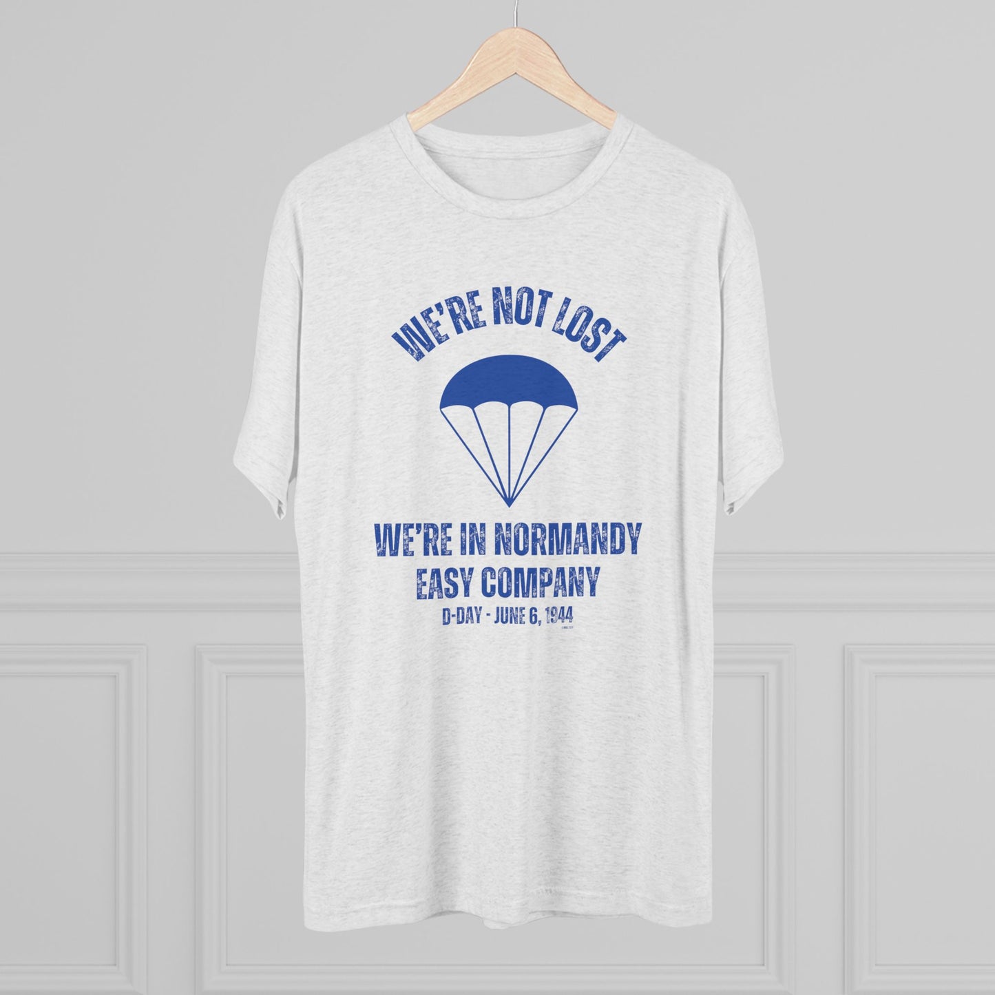 We're Not Lost - Heather White Tee