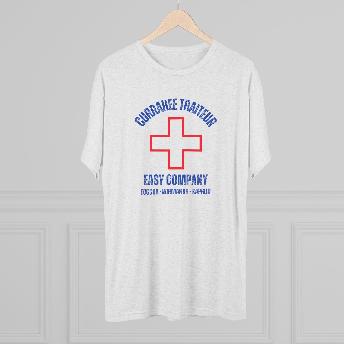 Currahee Traiteur - Heather White Tee